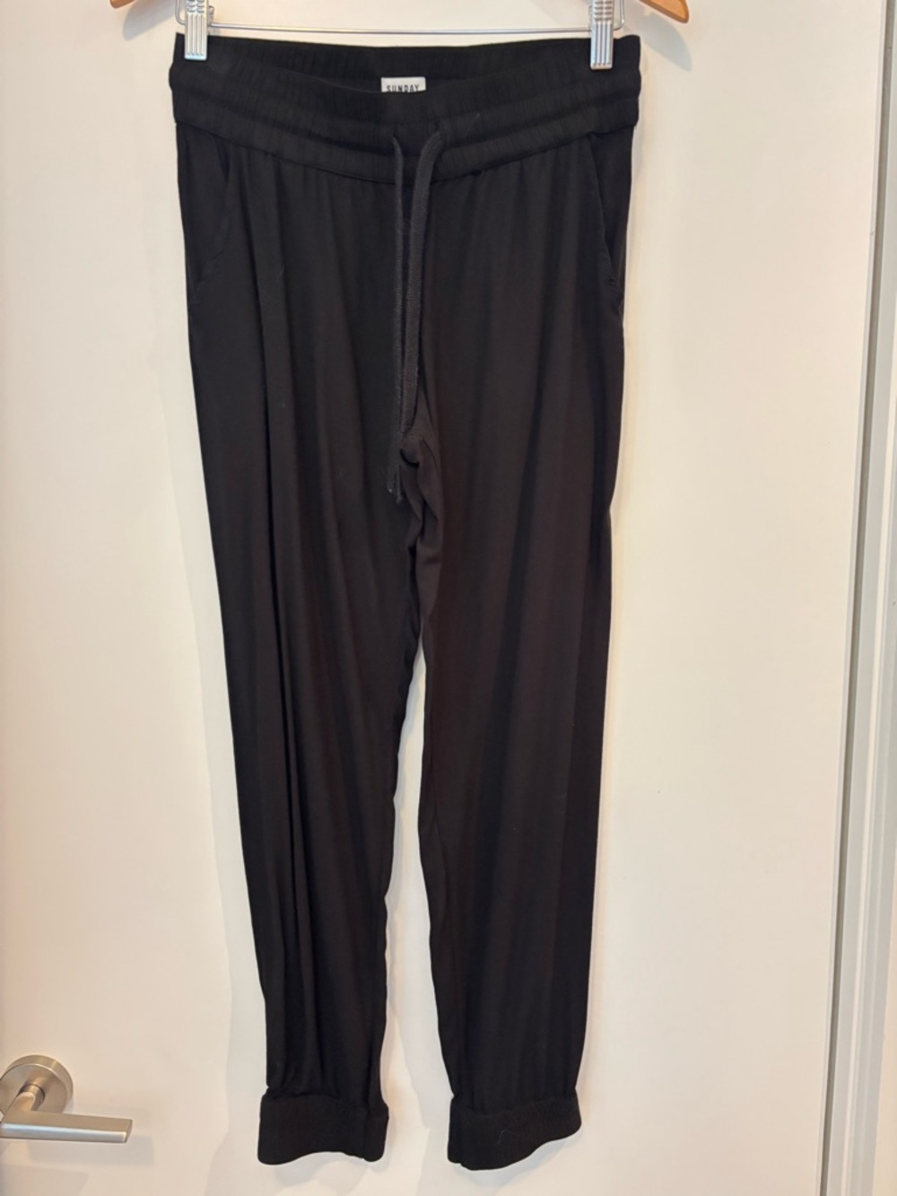 Sunday Best Black Drawstring Joggers